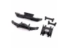 Traxxas Front bumper with winch/ rear bumper/ bumper mounts, front + rear/ centre skidplate