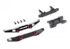 Traxxas Bumper, front (1), rear (1), 6061-T6 aluminium (black-anodised) (assembled with D-rings)/ bumper mounts (front + rear)/ 2.5x6mm BCS (with threadlock) (4) (fits TRX-4M Ford Bronco)