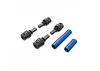 Traxxas Driveshafts, center, female, 6061-T6 aluminium (blue-anodised) (front + rear) (for use with 9751 metal center driveshafts)