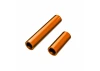 Traxxas Driveshafts, center, female, 6061-T6 aluminium (orange-anodised) (front + rear) (for use with 9751 metal center driveshafts)