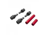Traxxas Driveshafts, center, female, 6061-T6 aluminium (red-anodised) (front + rear) (for use with 9751 metal center driveshafts)