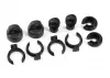Traxxas Shock cap (2)/ spring perch (2)/ rod end (2)/ spring preload spacer (4)