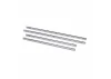 Traxxas Side trim, left + right (chrome) (fits 9812 body)