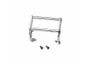 Traxxas Push bar, bumper, chrome (assembled) (fits 9836 bumper)