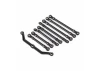 Traxxas Suspension link set, complete (front + rear) (includes steering link (1), front lower links (2), front upper links (2), rear links (4) (assembled with hollow balls) (fits 1:18 scale vehicles with long wheelbase)