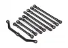 Traxxas Suspension link set, complete (front + rear) (includes steering link (1), front lower links (2), front upper links (2), rear links (4) (assembled with hollow balls) (fits 1:18 scale vehicles with long wheelbase)