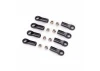 Traxxas Rod ends, long (8)/ hollow balls, steel (8) (for 1:18 scale TRX-4M vehicle accessory suspension links)