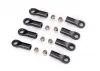 Traxxas Rod ends, long (8)/ hollow balls, steel (8) (for 1:18 scale TRX-4M vehicle accessory suspension links)