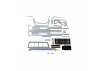 Traxxas Decal sheet, 1:18 scale TRX-4M Chevrolet K10 Monster Truck (1979)