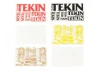 Tekin 3 x 5 sheets (6 colors)