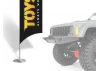 Crawler Park Toyswd 1:10 Scale Beach Flags (2Pcs)