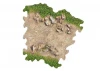 ToysWD 3 X Rock Bend For 1/24 RC Crawler Park Circuit