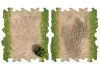 ToysWD 2 X Dirt And Grass Half Straights For 1/24 RC Crawler