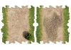 ToysWD 2 X Dirt And Grass Half Straights For 1/24 RC Crawler
