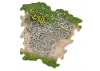 ToysWD 3 X Gravel Bend For 1/24 RC Crawler Park Circuit