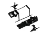 Twister Frame Set including Main Frame / Anti rotation Bracket / Skid Set (for Ninja 250) (4 pcs)