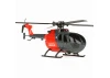 Twister BO-105 Scale 250 Flybarless Helicopter - Grey/Red