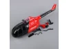 Twister Fuselage Body Grey/Red (for BO-105)