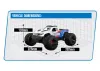 UDI Rageshark MT 1:16 Brushed RTR - Blue