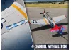 Volantex P-51D Mustang 500mm RTF with Gyro - Red