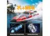 Volantex Arrobolt Lumen SR40 Brushless Boat RTR Combo - Red