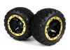Slayer ST Wheels/Tires Assembled (Black/Gold)