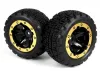 Slayer ST Wheels/Tires Assembled (Black/Gold)