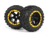 Slyder MT Wheels/Tires Assembled (Black/Yellow)