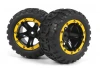 Slyder MT Wheels/Tires Assembled (Black/Yellow)