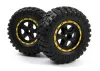 Smyter Desert Wheels/Tires Assembled (Yellow/2pcs)