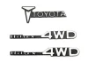 RC4WD 1:10 Metal Emblem for Tamiya Hilux