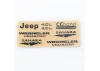 RC4WD Metal Emblems for Axial SCX10 Jeep Wrangler
