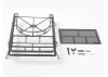 RC4WD Roof Rack With Tire Mount For Gelande II D90