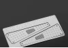 Metal Front Side Hood Diamond Plates for 1:18 Gelande D90 RC4WD
