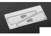Metal Front Side Hood Diamond Plates for 1:18 Gelande D90 RC4WD