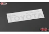 RC4WD Metal Rear Emblem for TF2 Mojave Body (White)