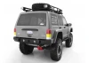 RC4WD Solid Rear Bumper W/Lights For Axial SCX10 II Xj (Black)