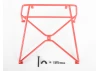 RC4WD Roll Bar Rack W/Spare Mount For RC4WD Chevy Blazer Body (Red)