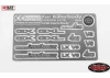 RC4WD Metal Emblems for Toyota Killerbody LC70