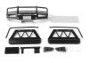 RC4WD Trifecta Front Bumper - Sliders + Side Bars For Land Cruiser Lc70 Body (Black)