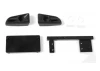 RC4WD Trifecta Front Bumper - Sliders + Side Bars For Land Cruiser Lc70 Body (Black)