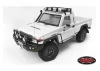 RC4WD Trifecta Front Bumper - Sliders + Side Bars For Land Cruiser Lc70 Body (Black)
