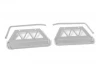 RC4WD Trifecta Front Bumper - Sliders + Side Bars For Land Cruiser Lc70 Body (Silver)