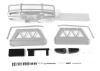 RC4WD Trifecta Front Bumper - Sliders + Side Bars For Land Cruiser Lc70 Body (Silver)