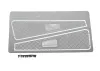 Diamond Plate Fender Covers for Traxxas TRX-4 RC4WD