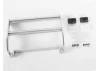 RC4WD Cowboy Front Grille Guard W/Lights For Traxxas TRX-4 79 Bronco Ranger Xlt (Silver)