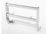 RC4WD Cowboy Front Grille Guard W/Lights For Traxxas TRX-4 79 Bronco Ranger Xlt (Silver)
