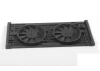 Scale Radiator for Gelande II D90 D110 RC4WD metal Grill w/ fans RC RC4WD