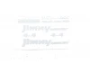 Metal Emblems for MST 1:10 CMX w/ Jimny J3 Body (White) RC4WD