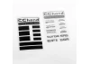 Metal Logo Decal Sheet for 1985 Toyota 4Runner Hard Body RC4WD
